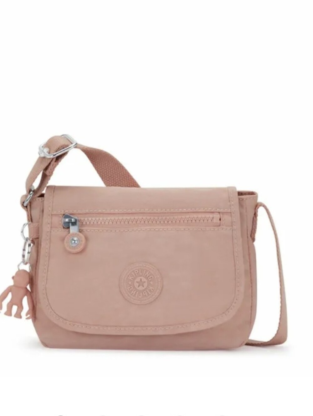 New Kipling Sabian Crossbody Pink Tender Rose Bag Purse Adjustable NWT
